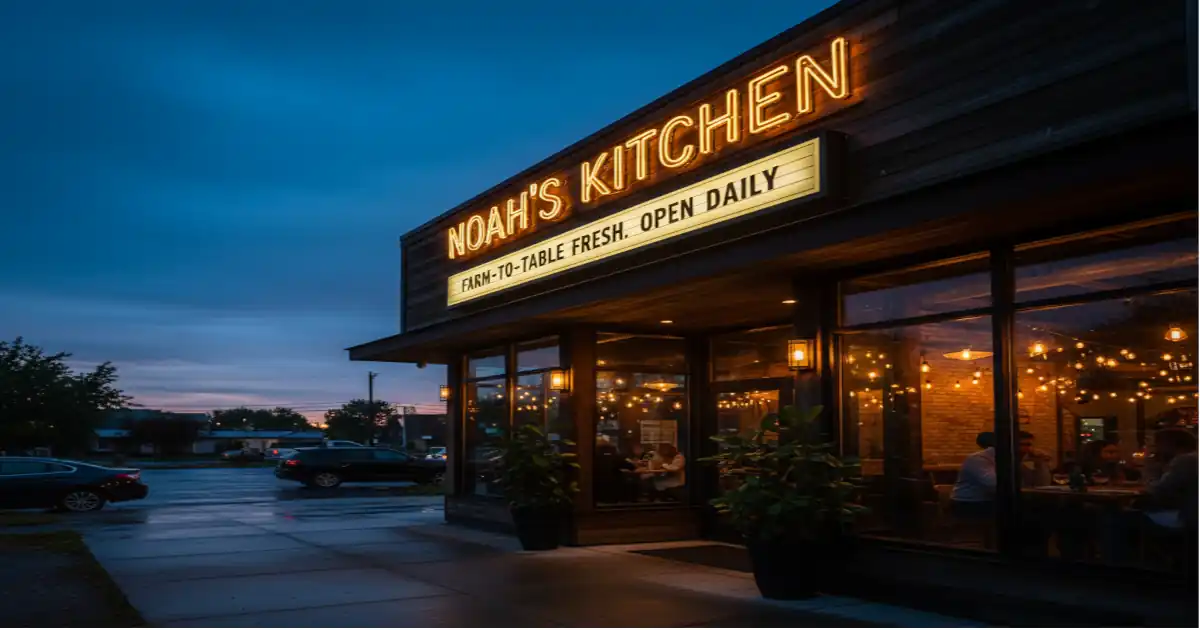 Discover Noah's Kitchen: A Cozy Food Spot